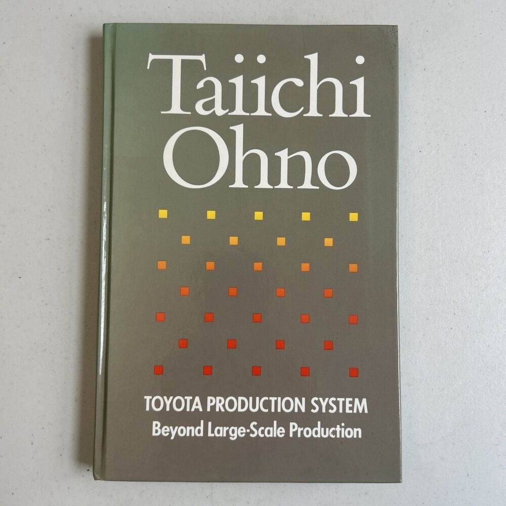 Toyota Production System Beyond Large-Scale Production by Taiichi Ohno 1988 VG